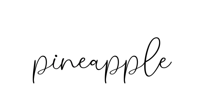 Handwritten Signature for Pineapple - Style 147 Online