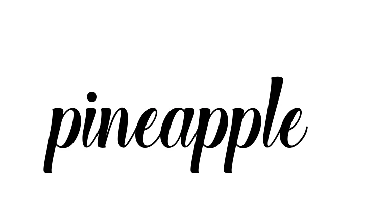 Handwritten Signature for Pineapple - Style 148 Online