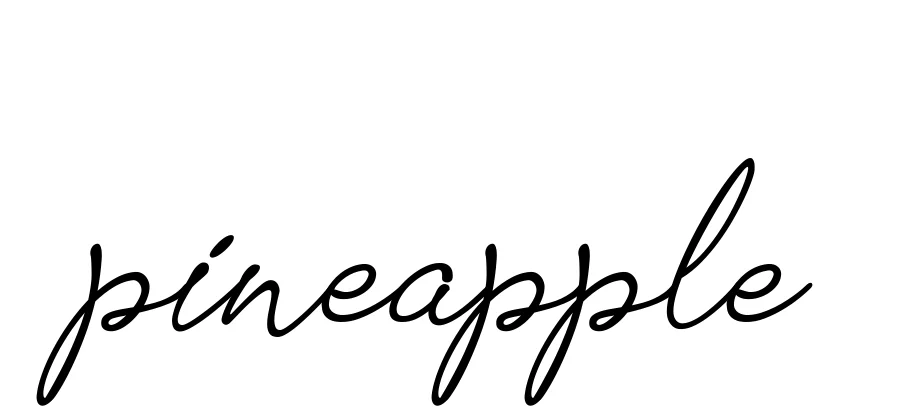 Handwritten Signature for Pineapple - Style 151 Online
