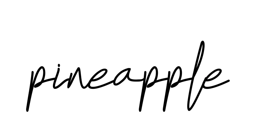 Handwritten Signature for Pineapple - Style 155 Online