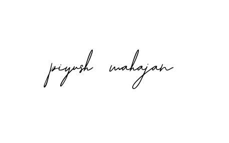 Handwritten Signature for Piyush-mahajan - Style 139 Online