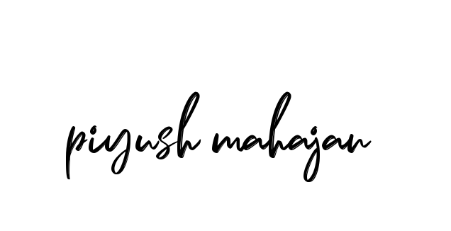 Handwritten Signature for Piyush-mahajan - Style 141 Online