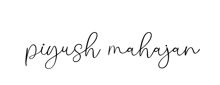 Handwritten Signature for Piyush-mahajan - Style 147 Online
