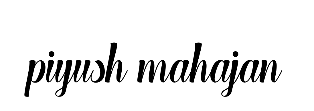 Handwritten Signature for Piyush-mahajan - Style 148 Online