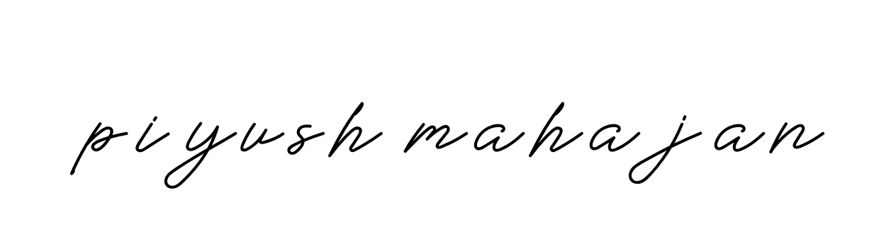 Handwritten Signature for Piyush-mahajan - Style 152 Online