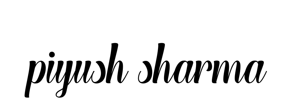 Piyush-sharma signature