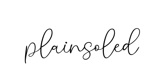 Handwritten Signature for Plainsoled - Style 147 Online
