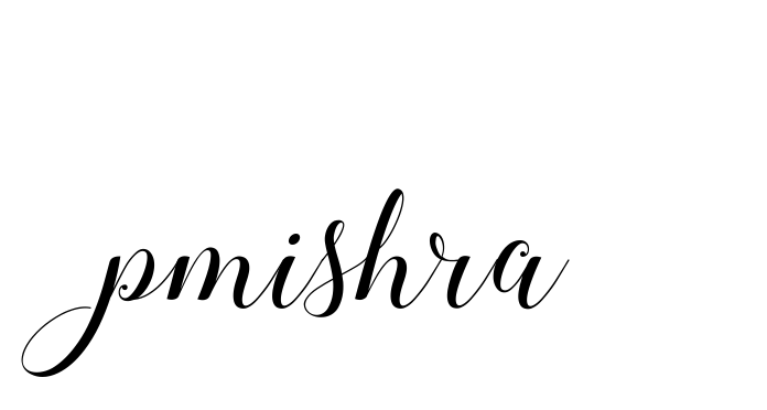Handwritten Signature for Pmishra - Style 144 Online
