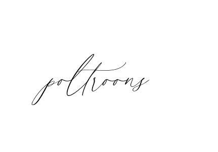 Handwritten Signature for Poltroons - Style 134 Online