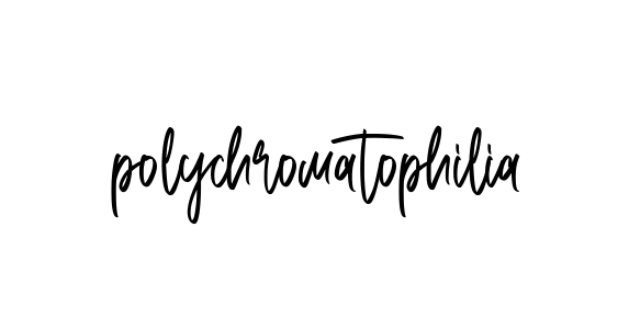Handwritten Signature for Polychromatophilia - Style 143 Online