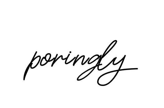 Handwritten Signature for Poringly - Style 150 Online