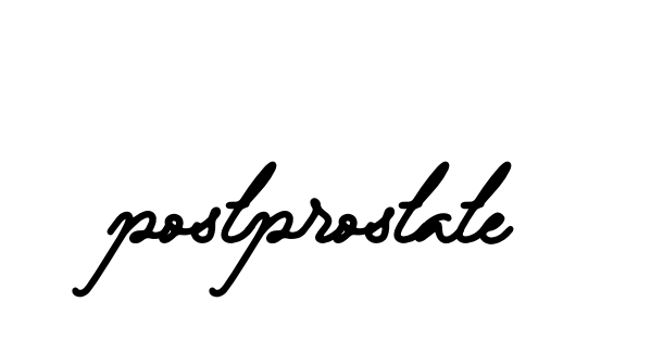 Handwritten Signature for Postprostate - Style 138 Online