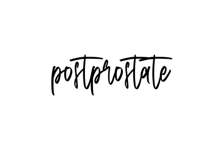 Handwritten Signature for Postprostate - Style 143 Online