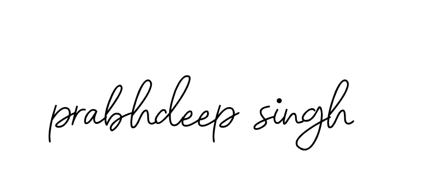 Prabhdeep-singh- signature