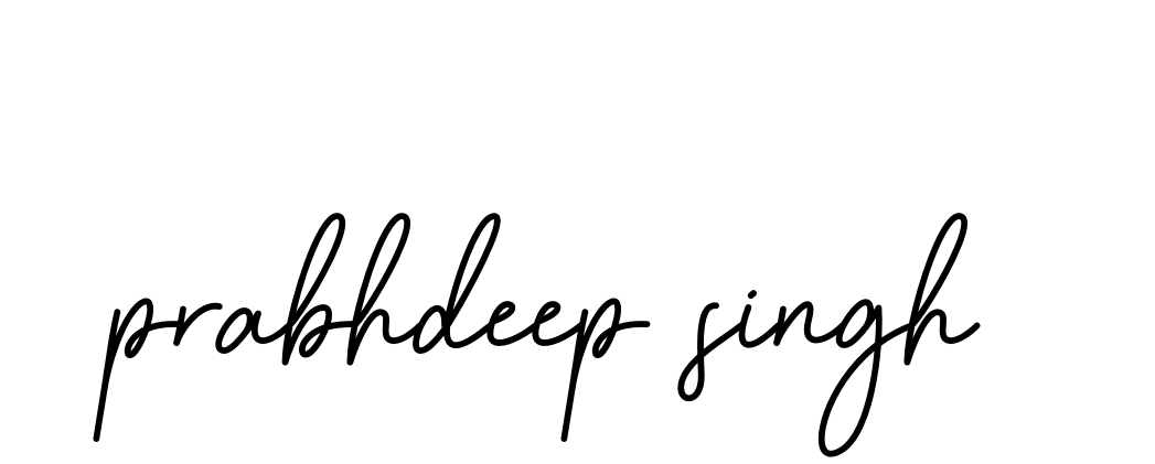 Prabhdeep-singh- signature