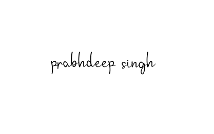 Prabhdeep-singh- signature