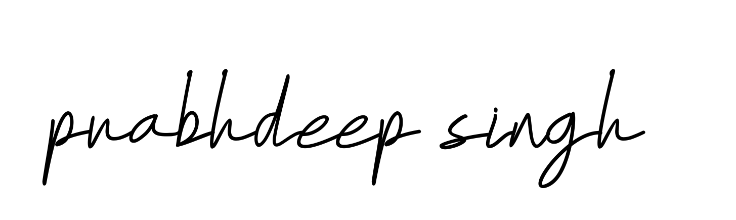 Prabhdeep-singh- signature