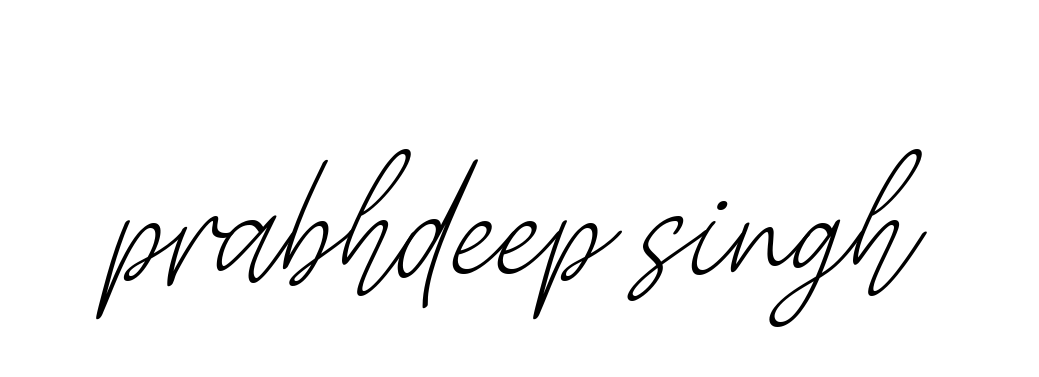 Prabhdeep-singh- signature