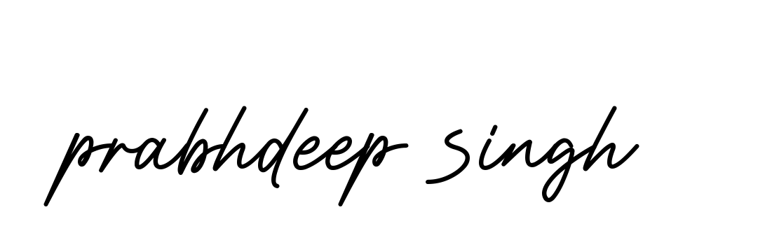 Prabhdeep-singh- signature