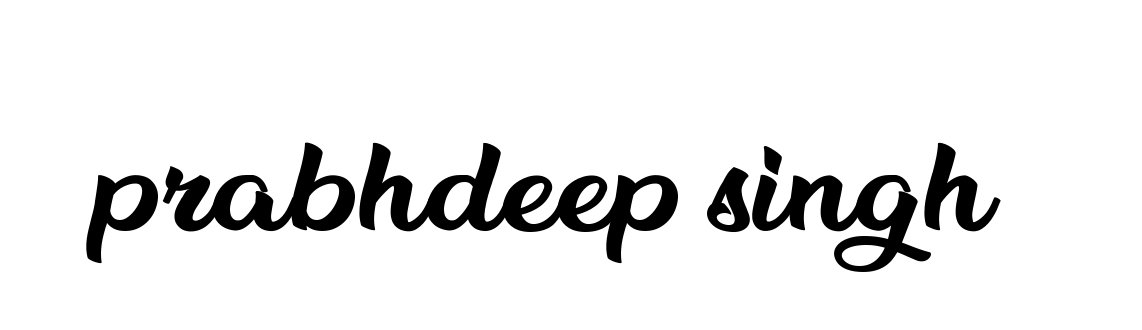 Prabhdeep-singh- signature