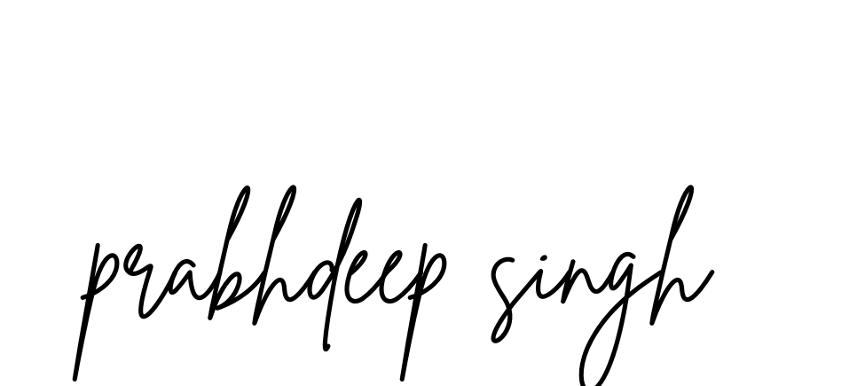 Prabhdeep-singh- signature