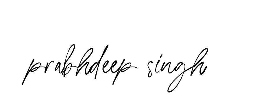 Prabhdeep-singh- signature