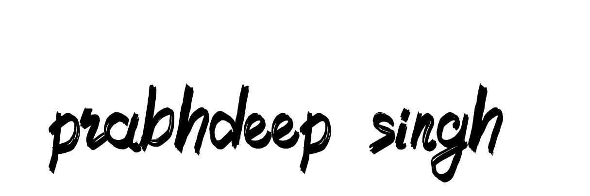 Prabhdeep-singh- signature