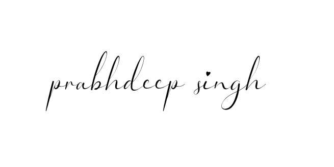 Prabhdeep-singh- signature