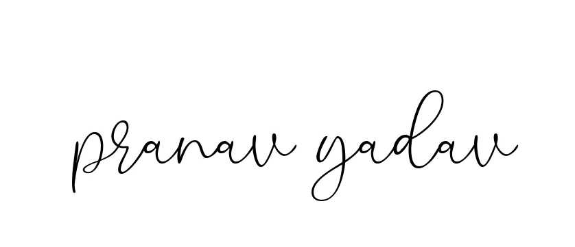 Handwritten Signature for Pranav-yadav - Style 147 Online