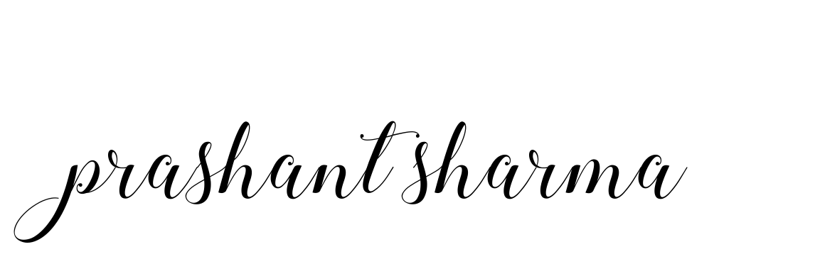Prashant-sharma signature
