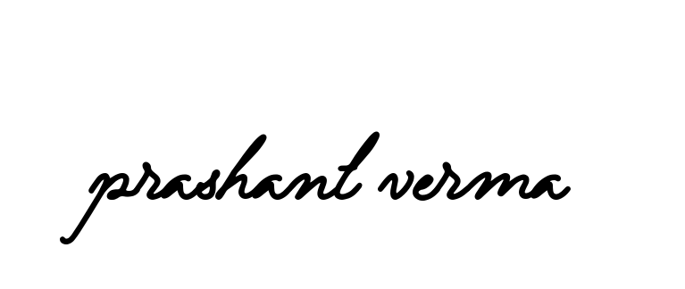 Prashant-verma signature