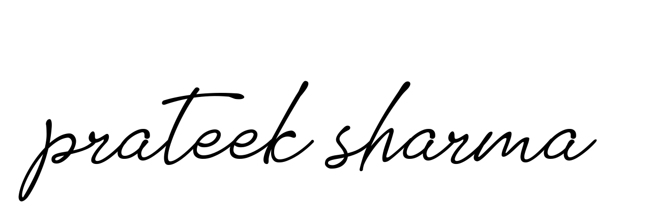 Prateek-sharma signature