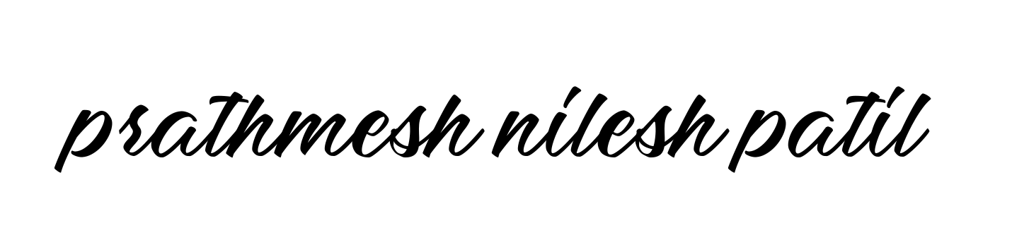 Prathmesh-nilesh-patil- signature