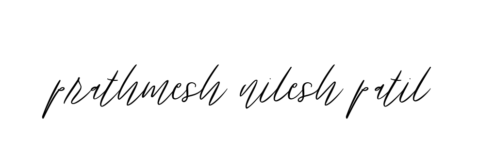 Prathmesh-nilesh-patil- signature