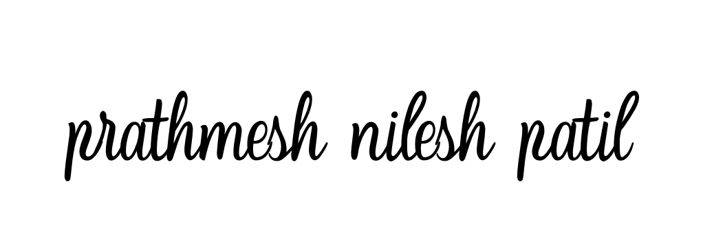 Prathmesh-nilesh-patil- signature