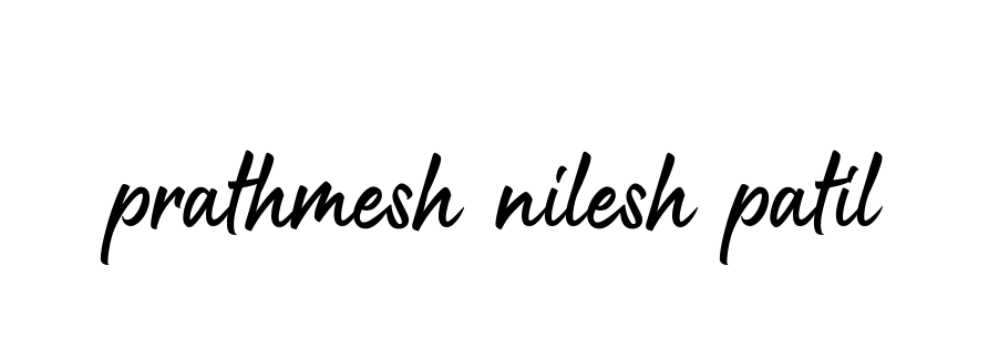 Prathmesh-nilesh-patil- signature