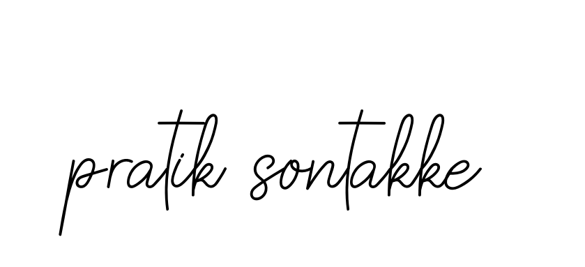 Handwritten Signature for Pratik-sontakke - Style 145 Online