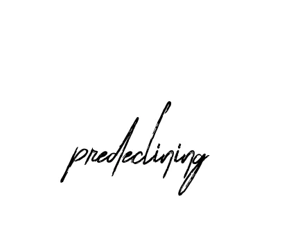 Handwritten Signature for Predeclining - Style 133 Online