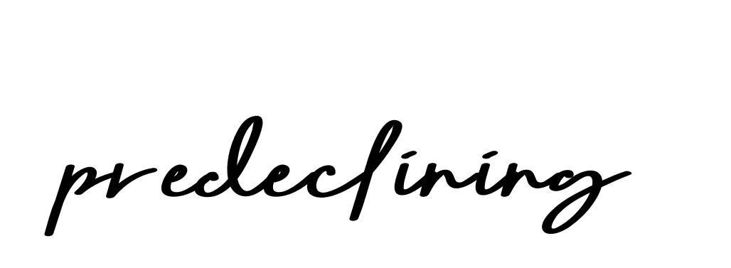 Handwritten Signature for Predeclining - Style 135 Online