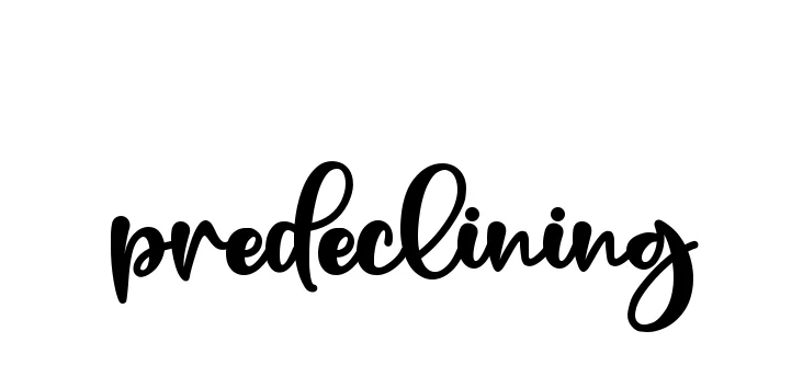 Handwritten Signature for Predeclining - Style 136 Online