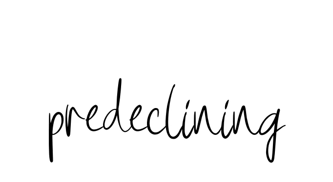 Handwritten Signature for Predeclining - Style 146 Online