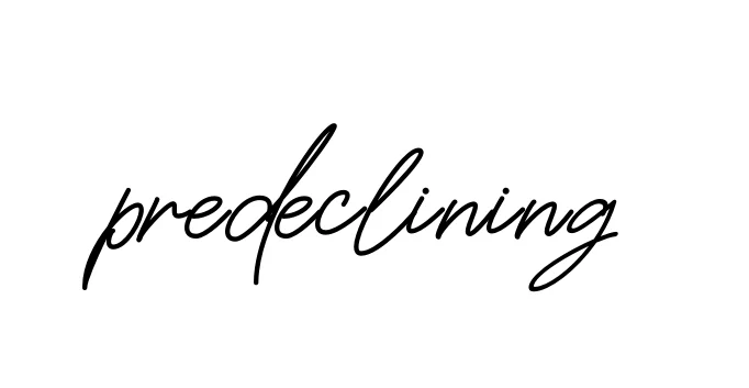 Handwritten Signature for Predeclining - Style 150 Online