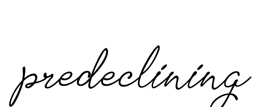 Handwritten Signature for Predeclining - Style 151 Online