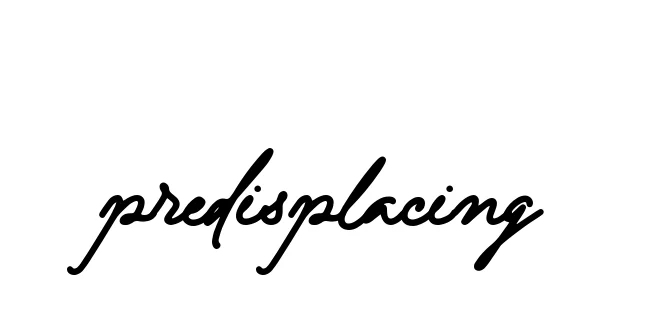 Handwritten Signature for Predisplacing - Style 137 Online