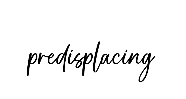 Handwritten Signature for Predisplacing - Style 142 Online
