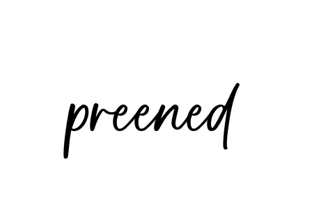Handwritten Signature for Preened - Style 142 Online