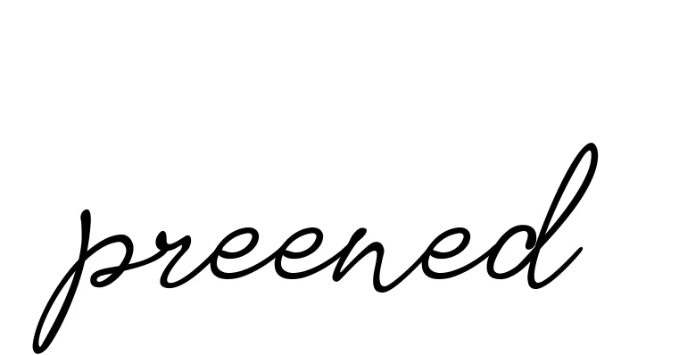 Handwritten Signature for Preened - Style 151 Online