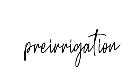 Handwritten Signature for Preirrigation - Style 154 Online