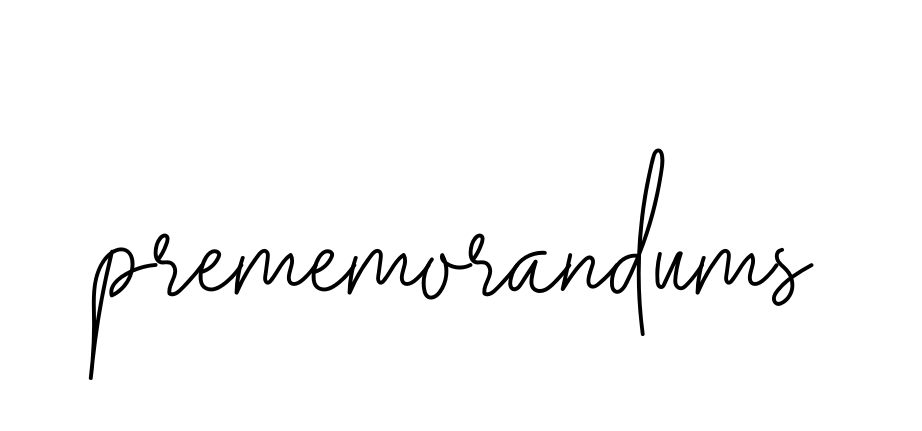 Prememorandums signature