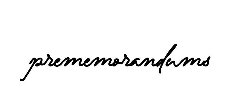 Prememorandums signature